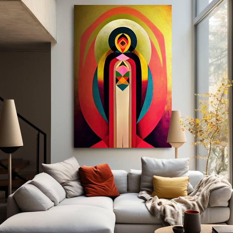 Original Abstract Religion Digital by Cesar Peralta