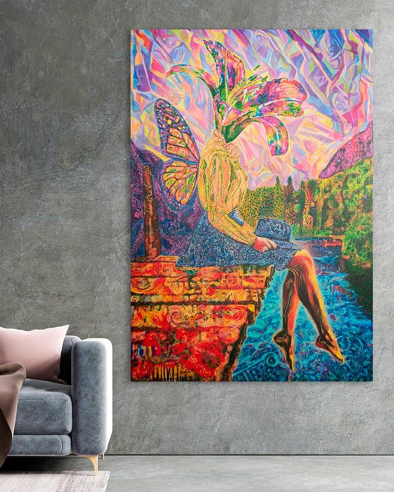 Original Art Deco Body Mixed Media by Cesar Peralta