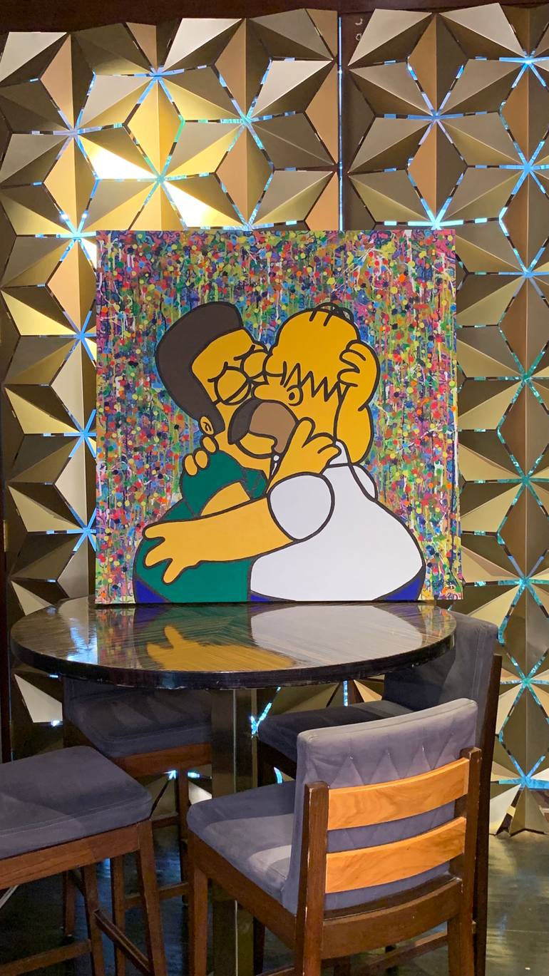 Original Art Deco Pop Culture/Celebrity Painting by Cesar Peralta