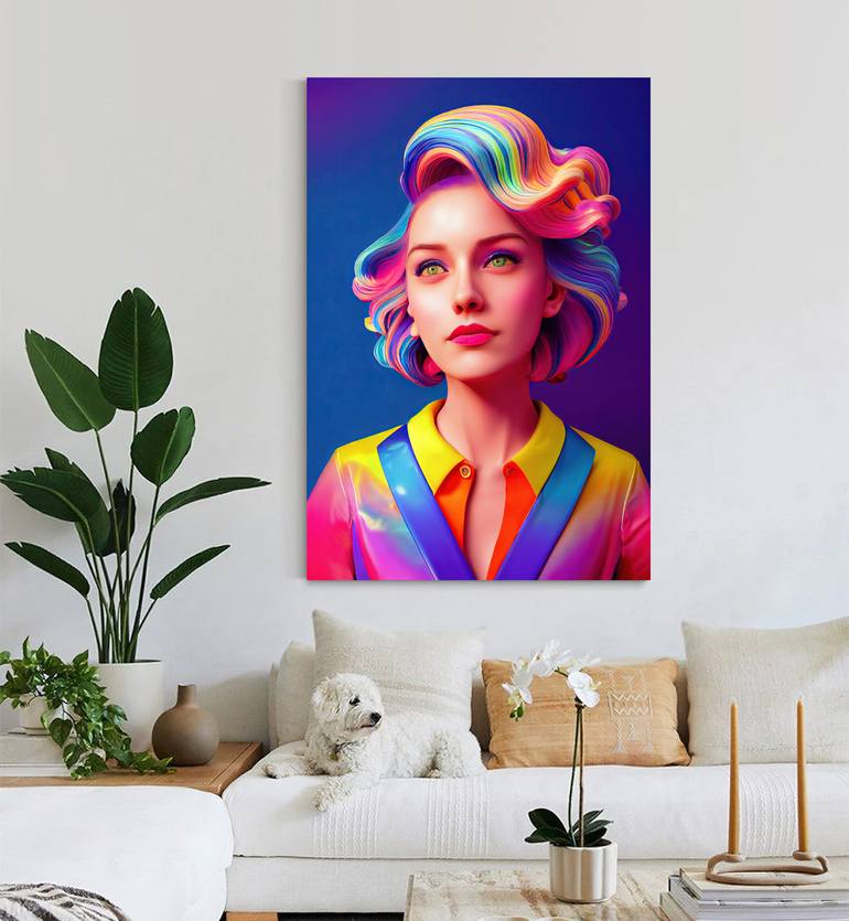 Original Contemporary People Digital by Cesar Peralta