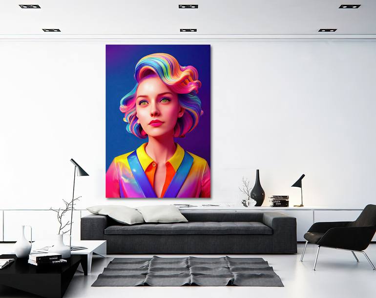 Original Contemporary People Digital by Cesar Peralta