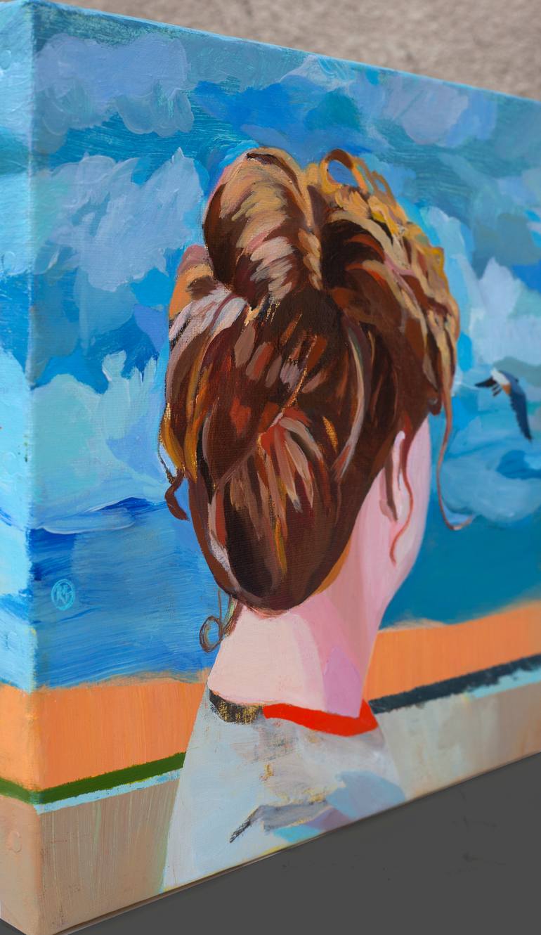 Original Figurative Landscape Painting by Delphine Rocher