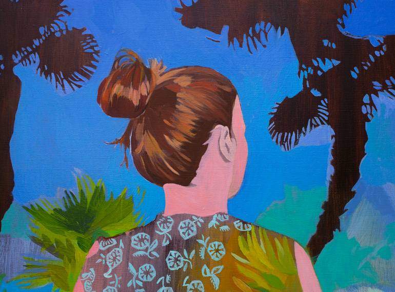 Original Figurative People Painting by Delphine Rocher