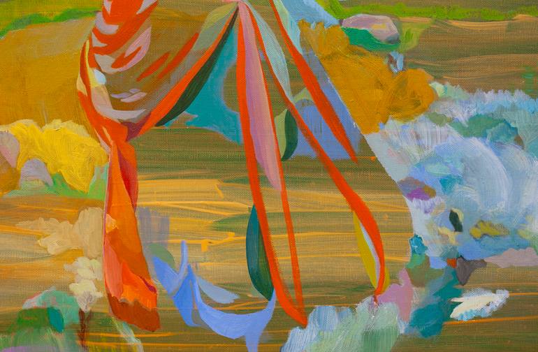 Original Figurative People Painting by Delphine Rocher