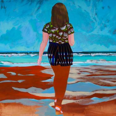 Original Figurative Landscape Paintings by Delphine Rocher