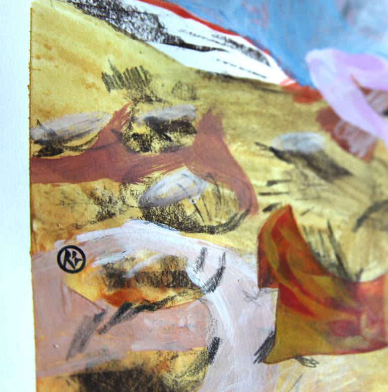 Original Figurative Nature Painting by Delphine Rocher
