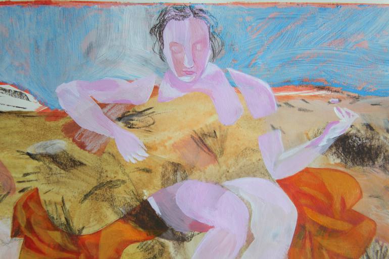 Original Figurative Nature Painting by Delphine Rocher