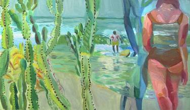 Original Seascape Paintings by Delphine Rocher