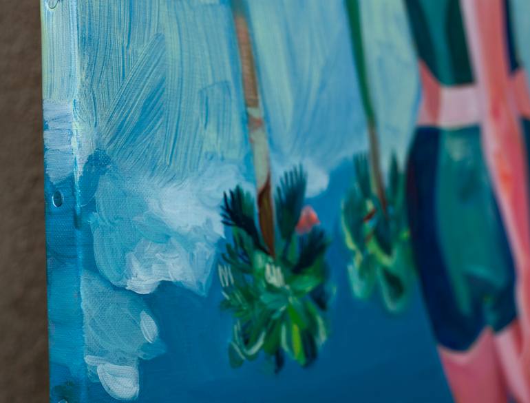 Original Figurative Women Painting by Delphine Rocher