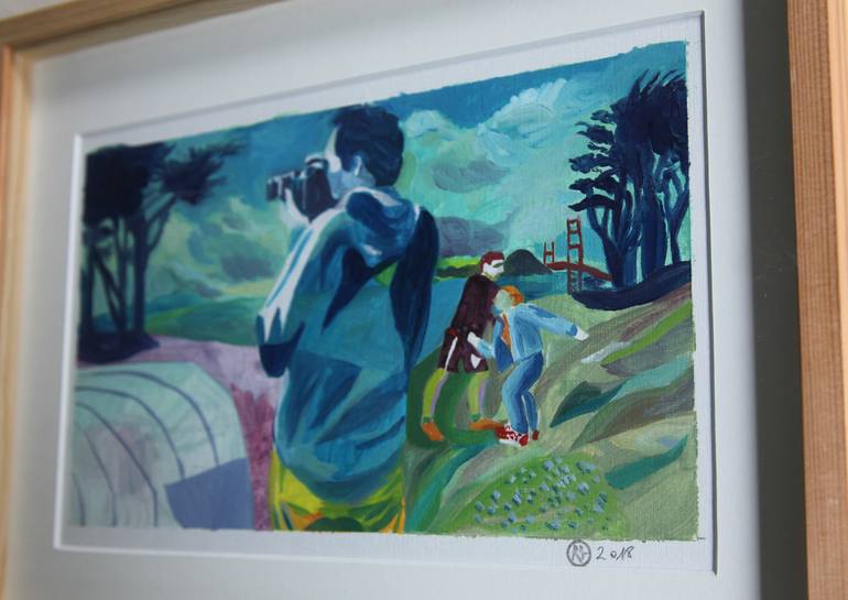 Original Travel Painting by Delphine Rocher