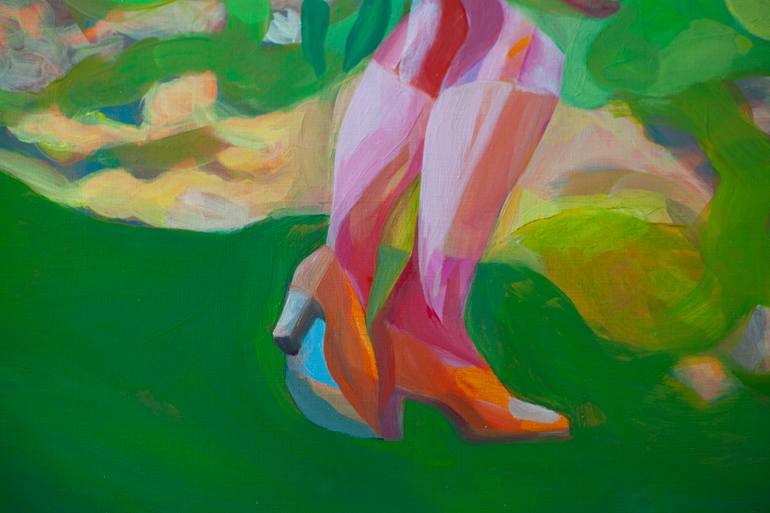 Original Figurative People Painting by Delphine Rocher