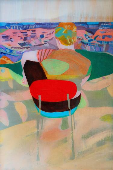 Print of Figurative Landscape Paintings by Delphine Rocher