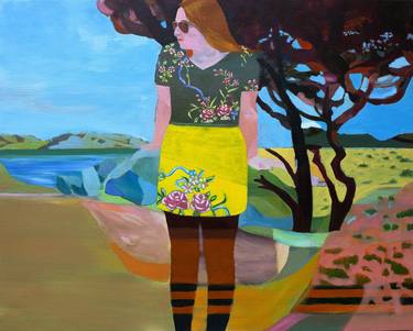 Print of Figurative Landscape Paintings by Delphine Rocher