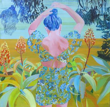 Original Figurative Nature Paintings by Delphine Rocher