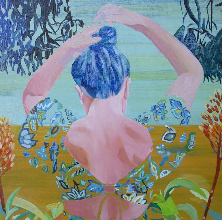 Original Figurative Nature Painting by Delphine Rocher