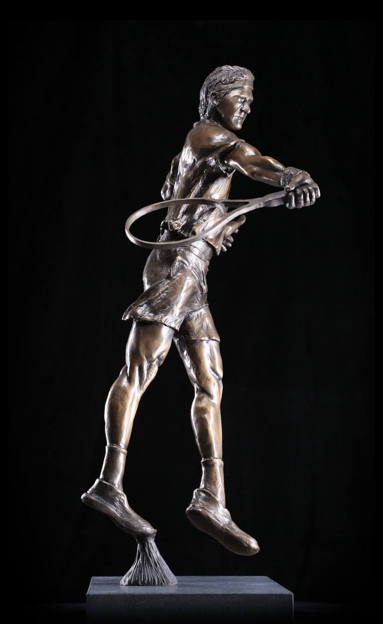 Original Figurative Sports Sculpture by Hammond Wong