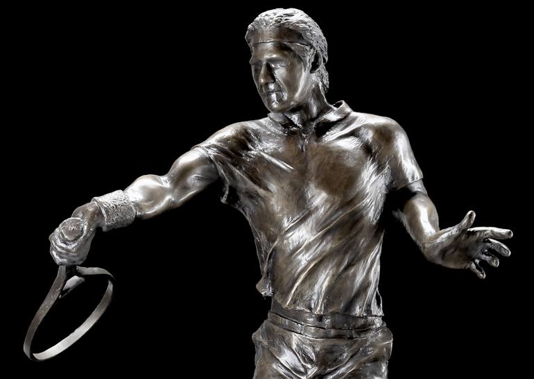 Original Figurative Sports Sculpture by Hammond Wong