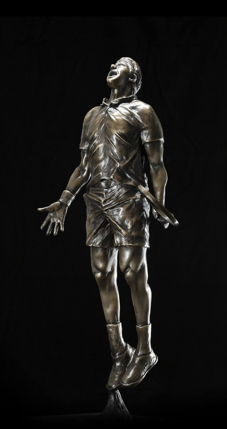 Original Figurative Sports Sculpture by Hammond Wong
