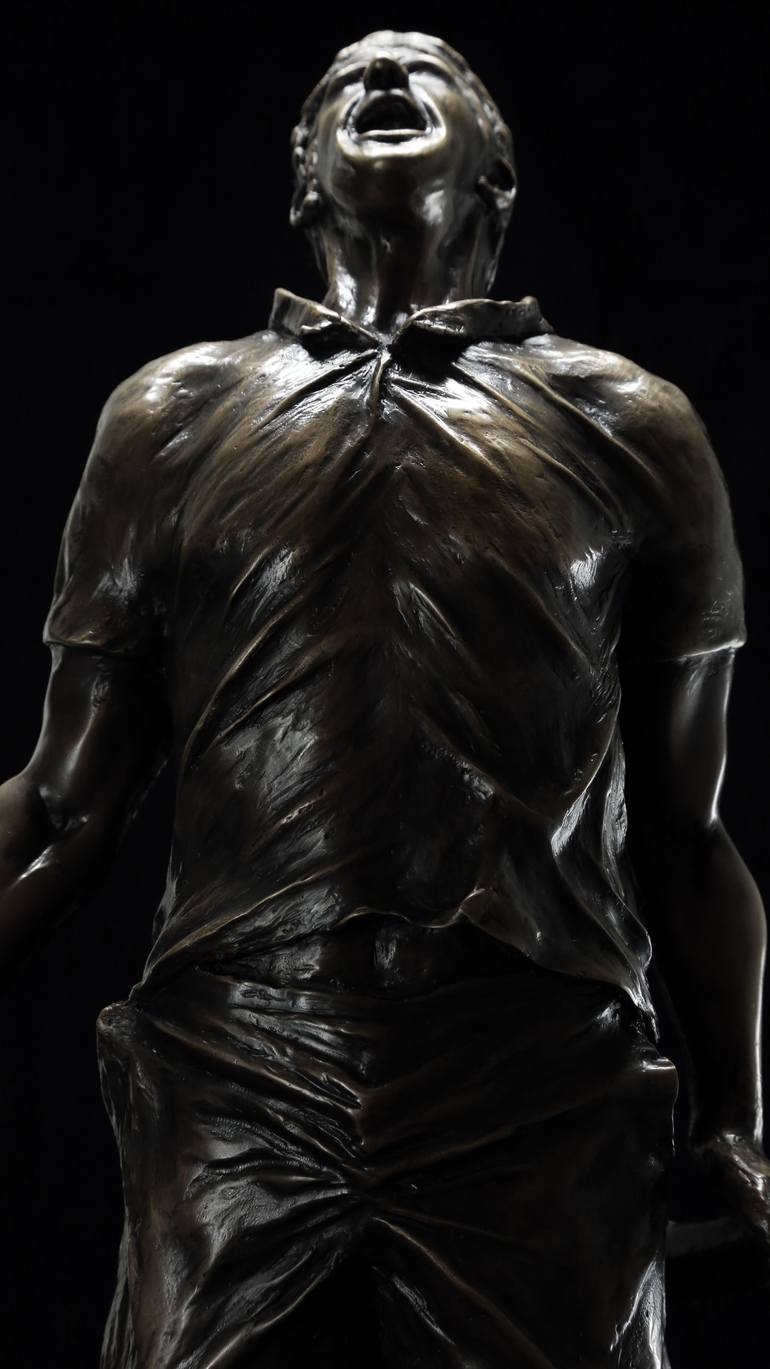 Original Figurative Sports Sculpture by Hammond Wong