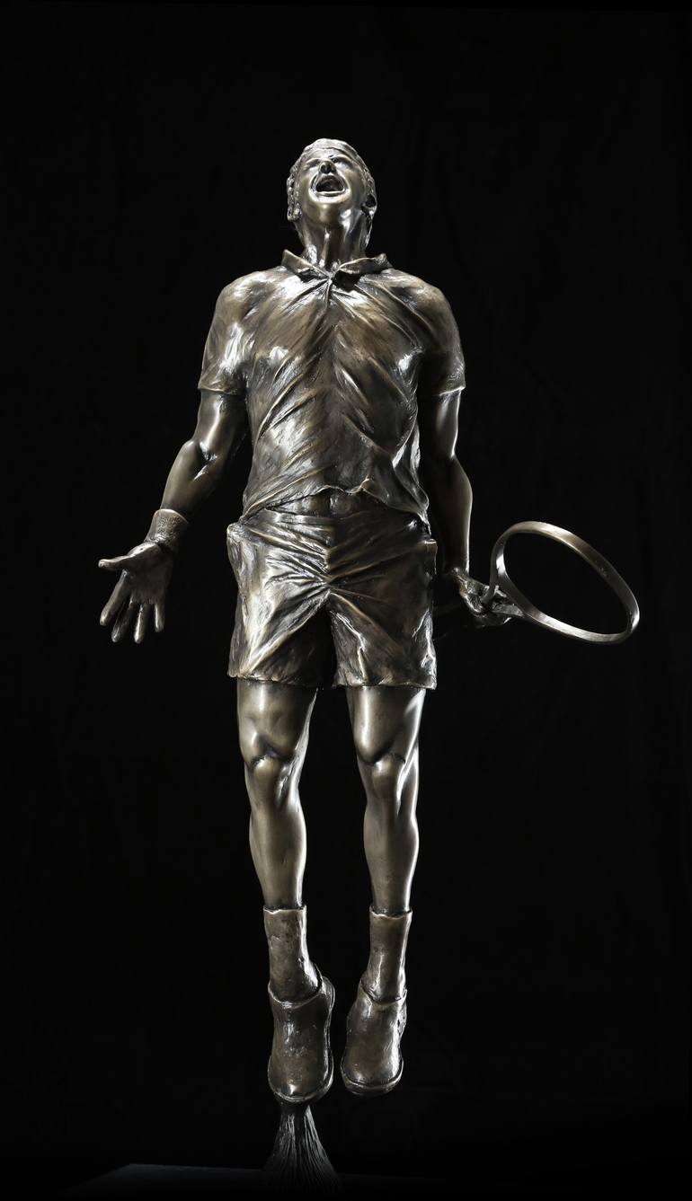 Original Figurative Sports Sculpture by Hammond Wong
