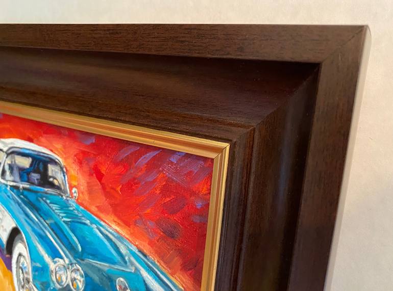 Original Folk Transportation Painting by Lee Reedy