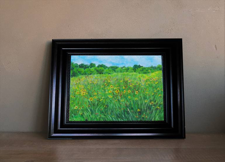 Original Impressionism Landscape Painting by Charlie Zhao