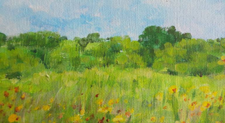 Original Impressionism Landscape Painting by Charlie Zhao