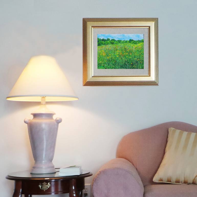 Original Impressionism Landscape Painting by Charlie Zhao