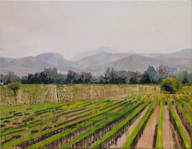 Print of Realism Landscape Paintings by Mara SANTIBANEZ