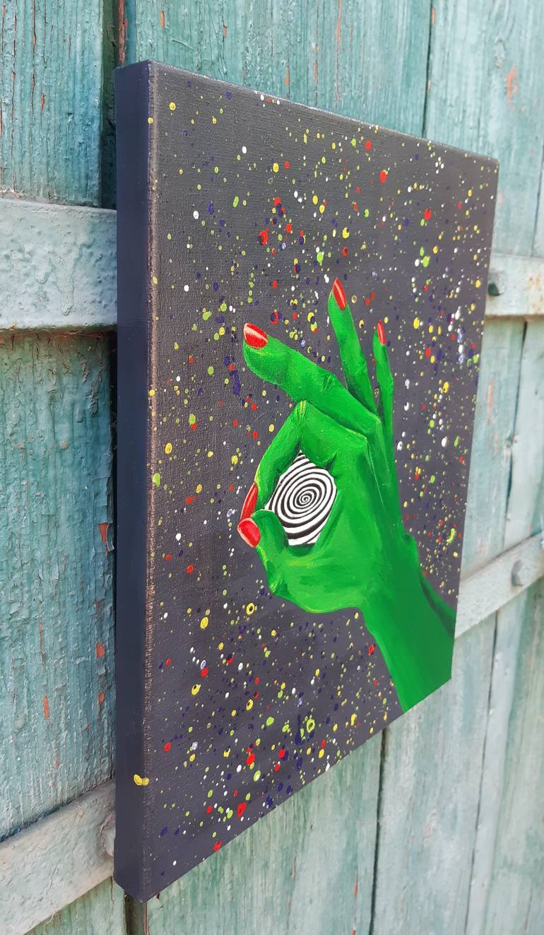 Original Abstract Body Drawing by Martisha Sea