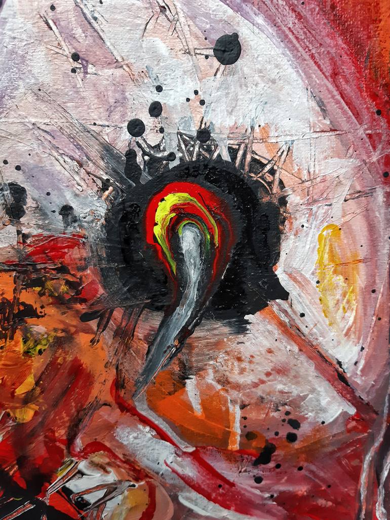 Original Abstract Expressionism Abstract Painting by Martisha Sea