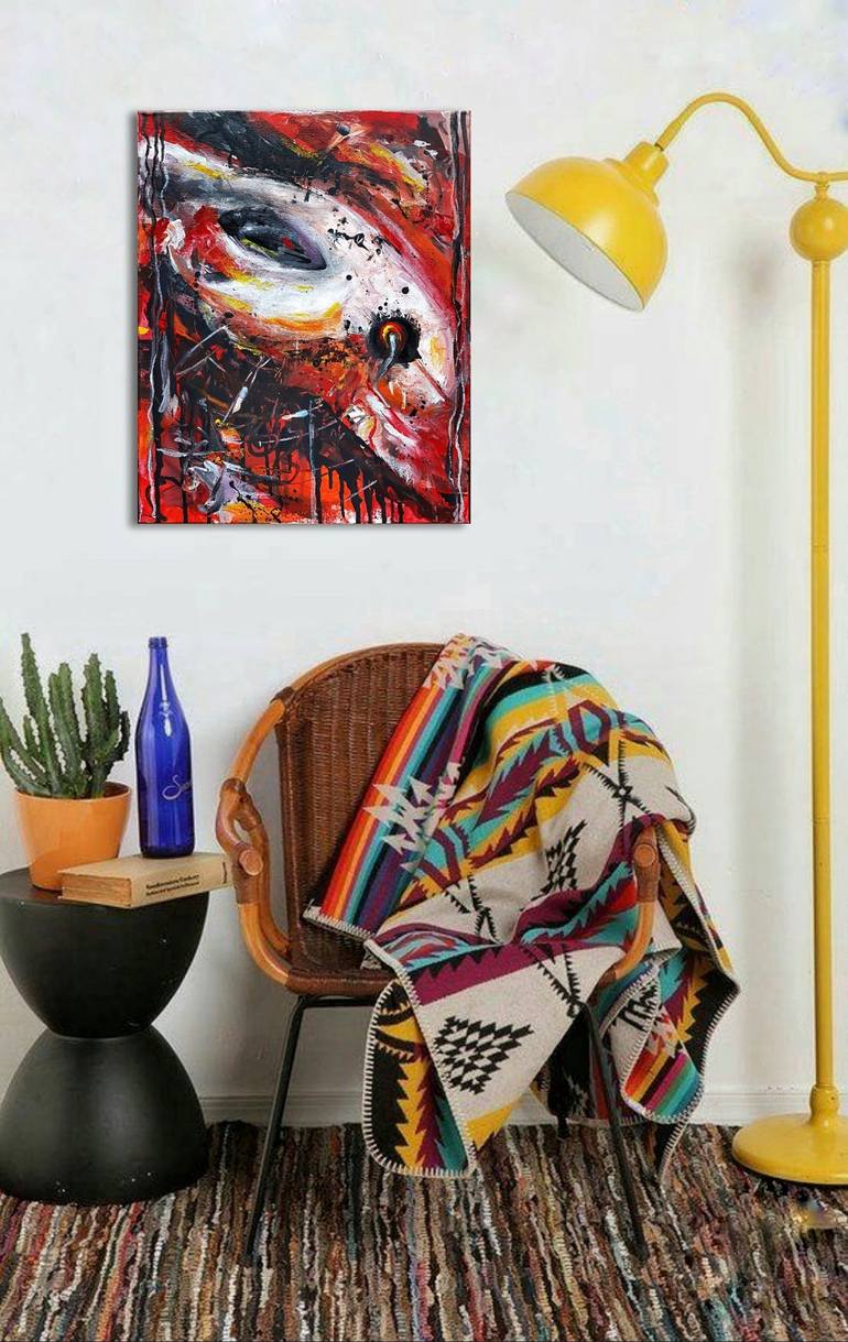 Original Abstract Expressionism Abstract Painting by Martisha Sea