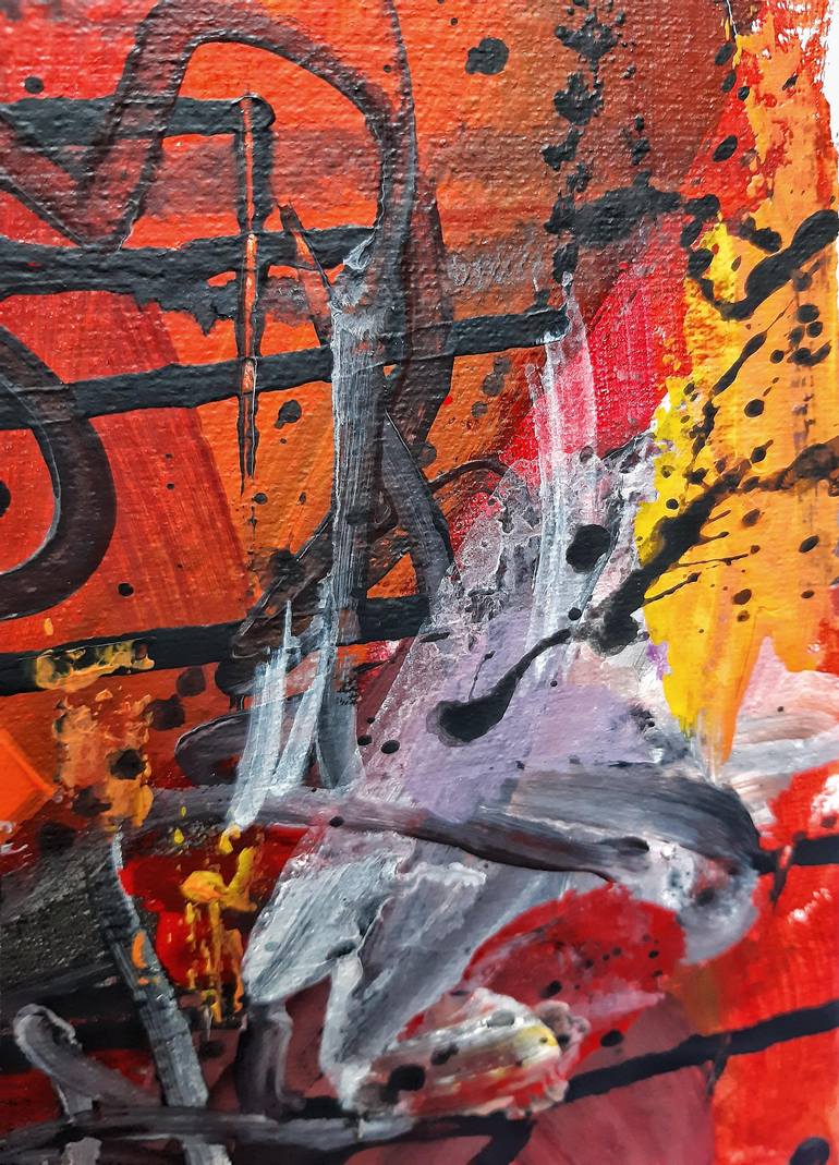 Original Abstract Expressionism Abstract Painting by Martisha Sea
