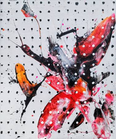 Original Fine Art Abstract Painting by Martisha Sea
