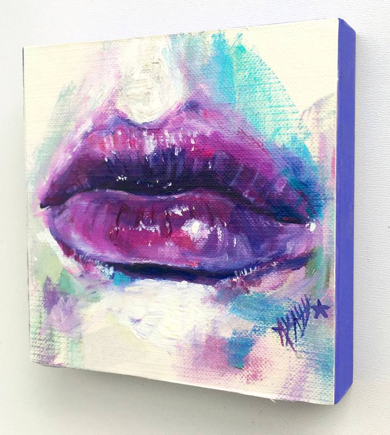 Original Abstract Expressionism Fantasy Painting by Aya Eye Okamoto