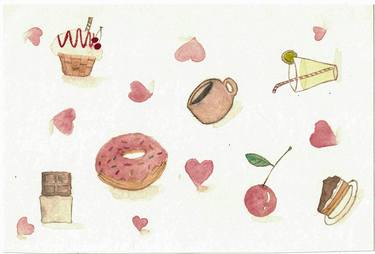 Original Illustration Food Paintings by Junenalyn Bangcaya