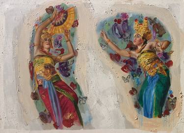 Print of Impressionism Performing Arts Paintings by Dedy Reru