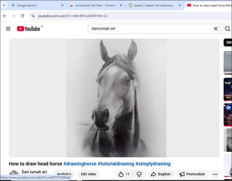 Original Illustration Animal Drawing by Dedy Reru