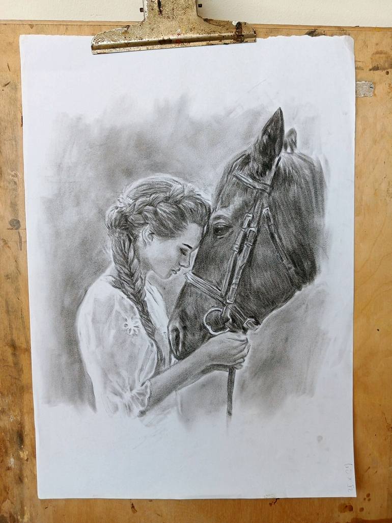 Original Figurative Animal Drawing by Dedy Reru