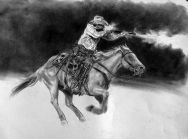 Print of Horse Drawings by Dedy Reru