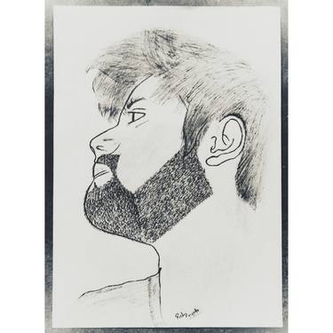 Print of Fine Art People Drawings by Rishu Gupta