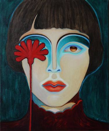 Original Surrealism Women Paintings by Viola Babol