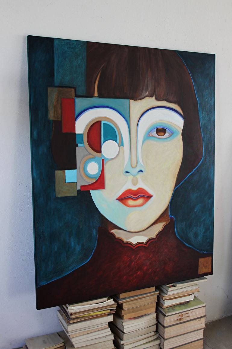 Original Contemporary Women Painting by Viola Babol