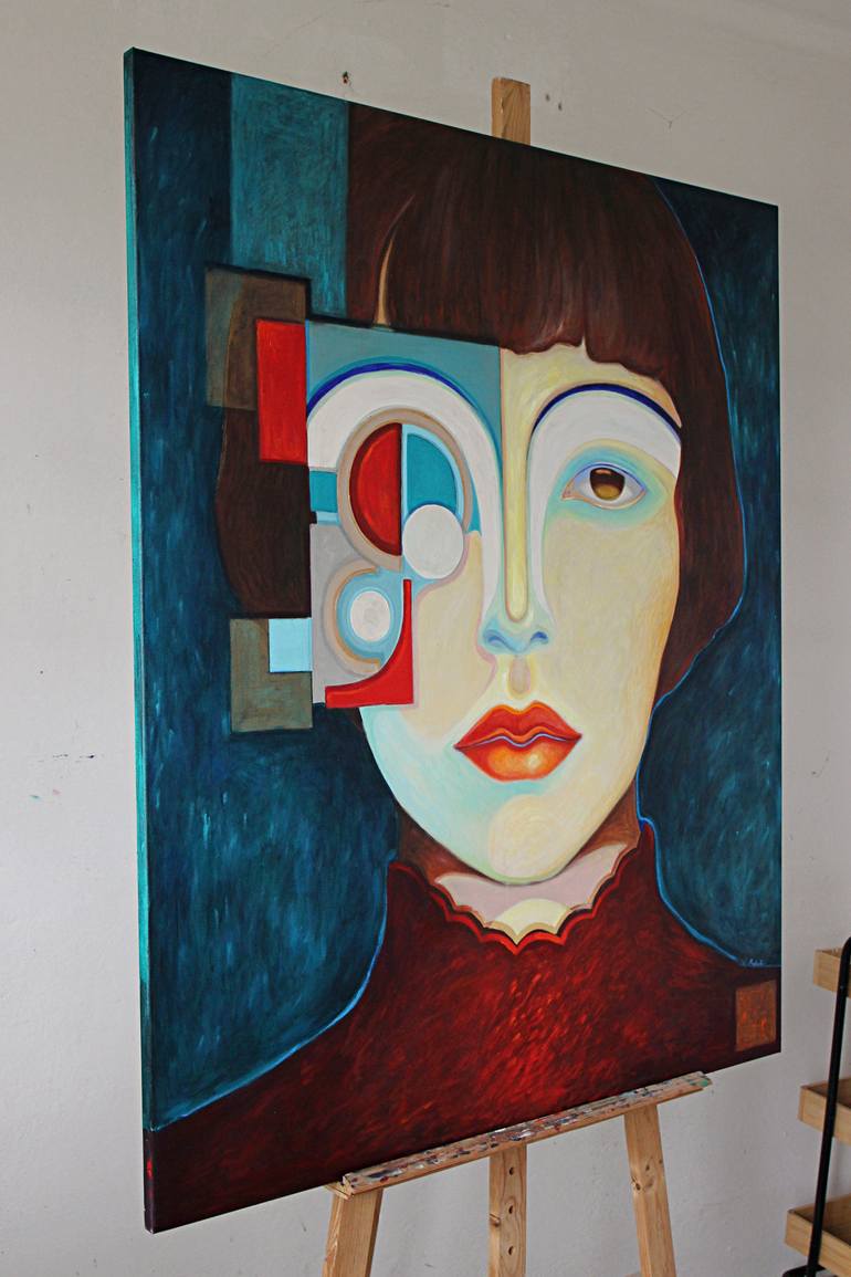 Original Contemporary Women Painting by Viola Babol