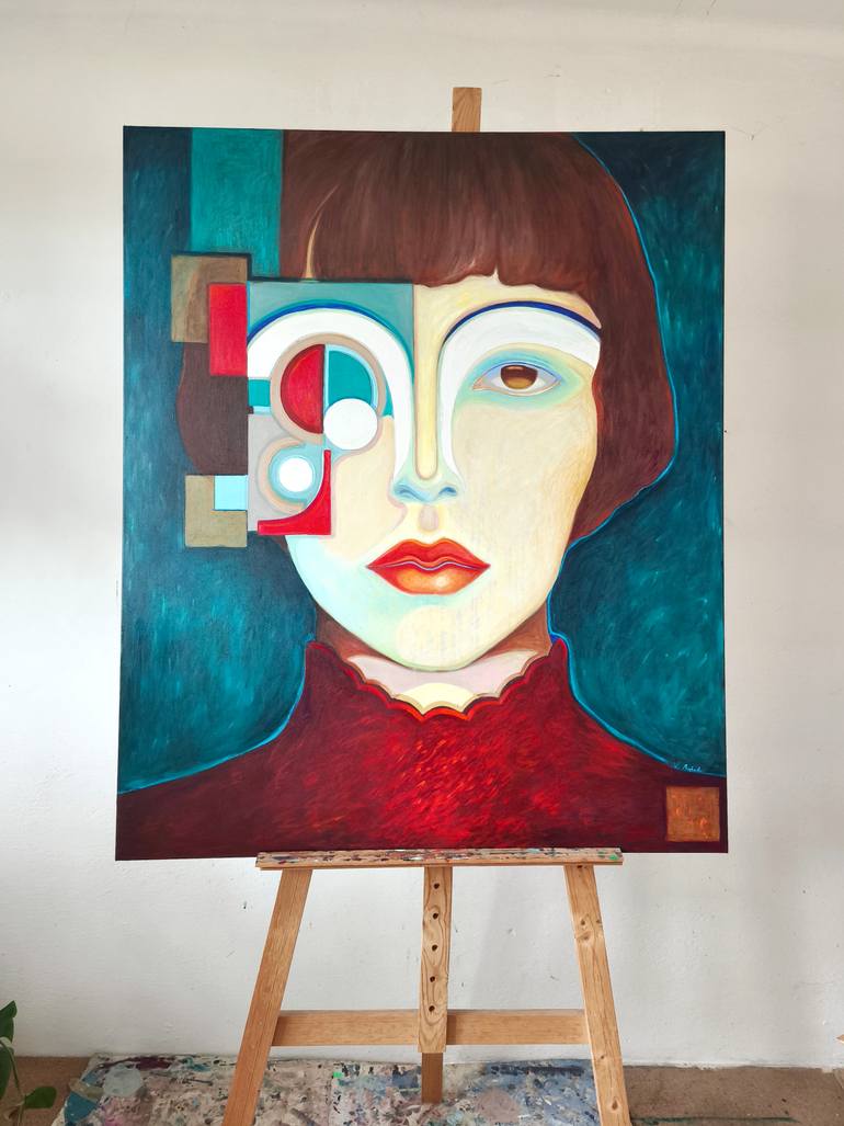 Original Contemporary Women Painting by Viola Babol