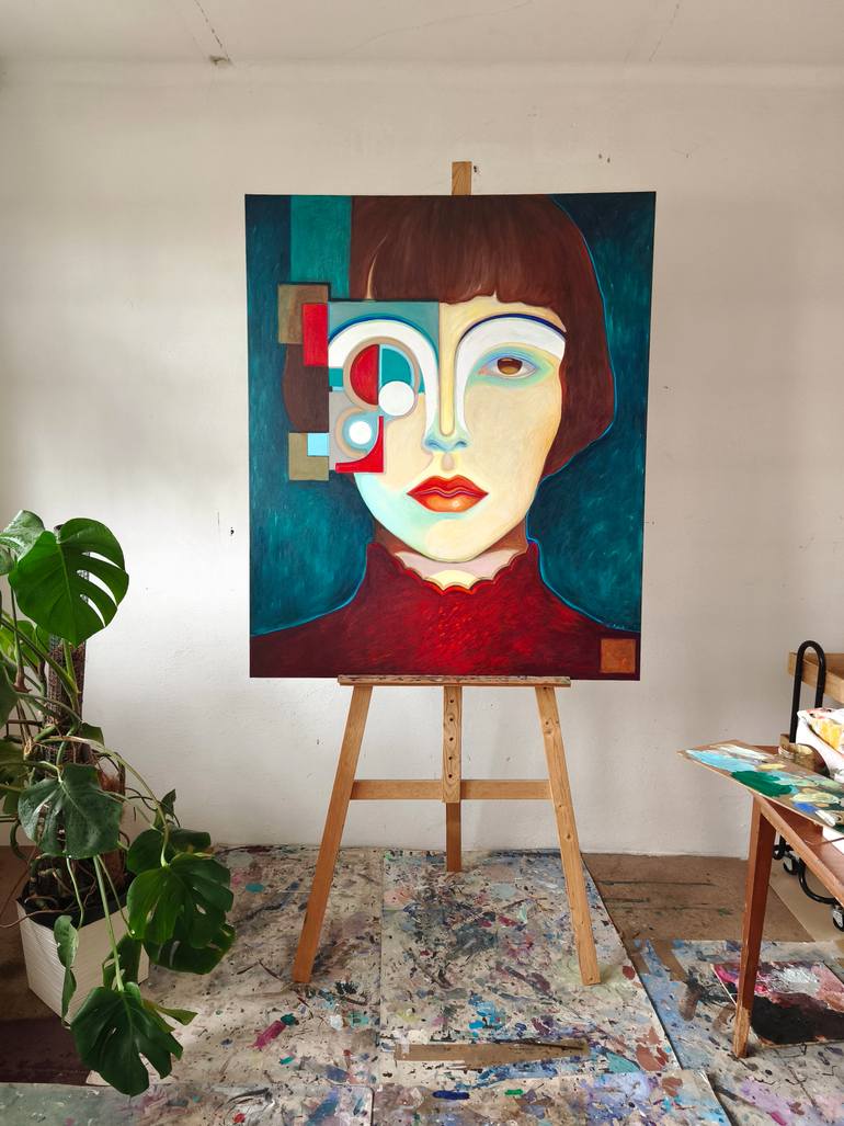 Original Contemporary Women Painting by Viola Babol