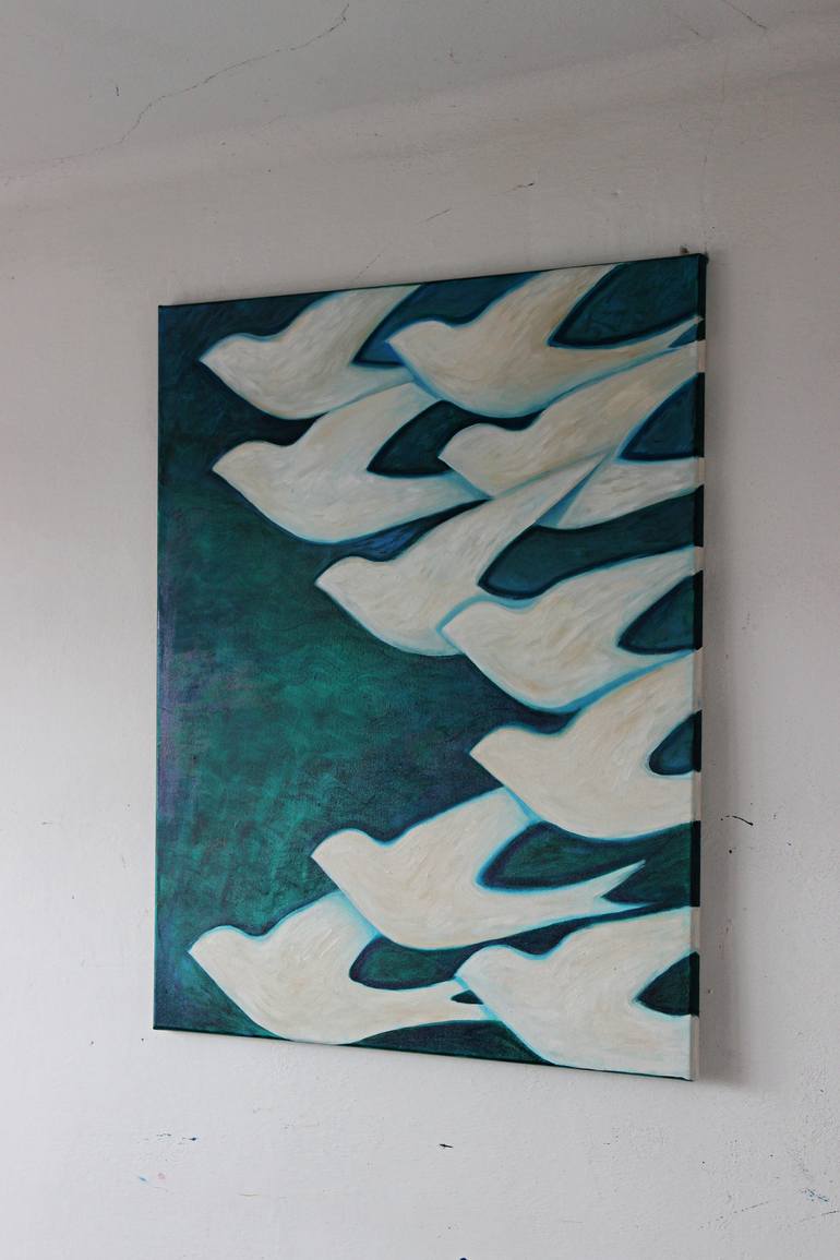 Original Contemporary Landscape Painting by Viola Babol