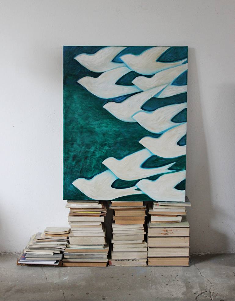 Original Contemporary Landscape Painting by Viola Babol