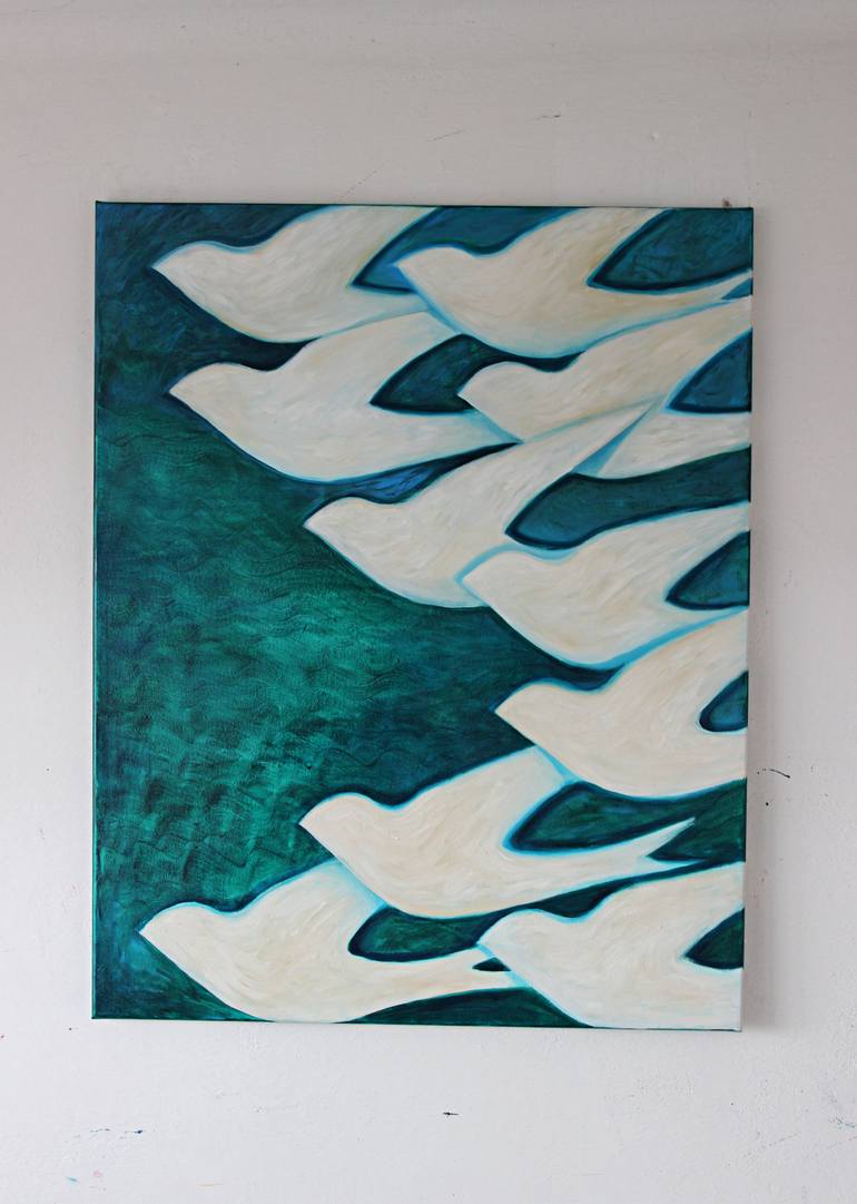 Original Contemporary Landscape Painting by Viola Babol