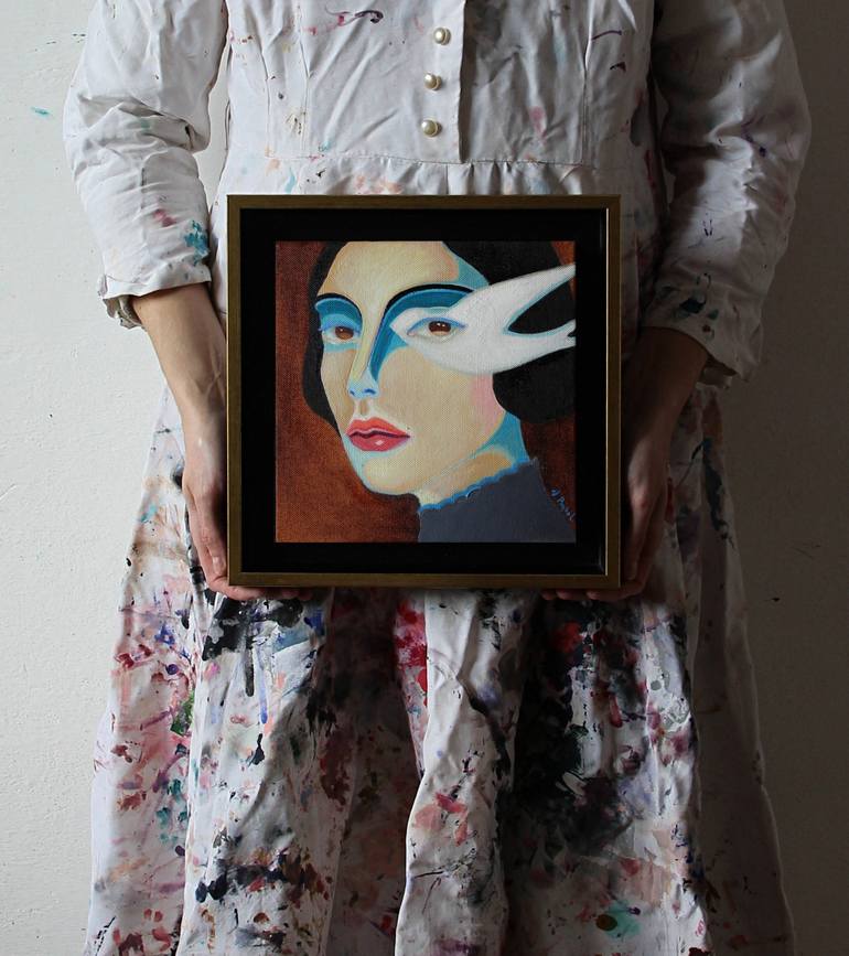 Original Women Painting by Viola Babol